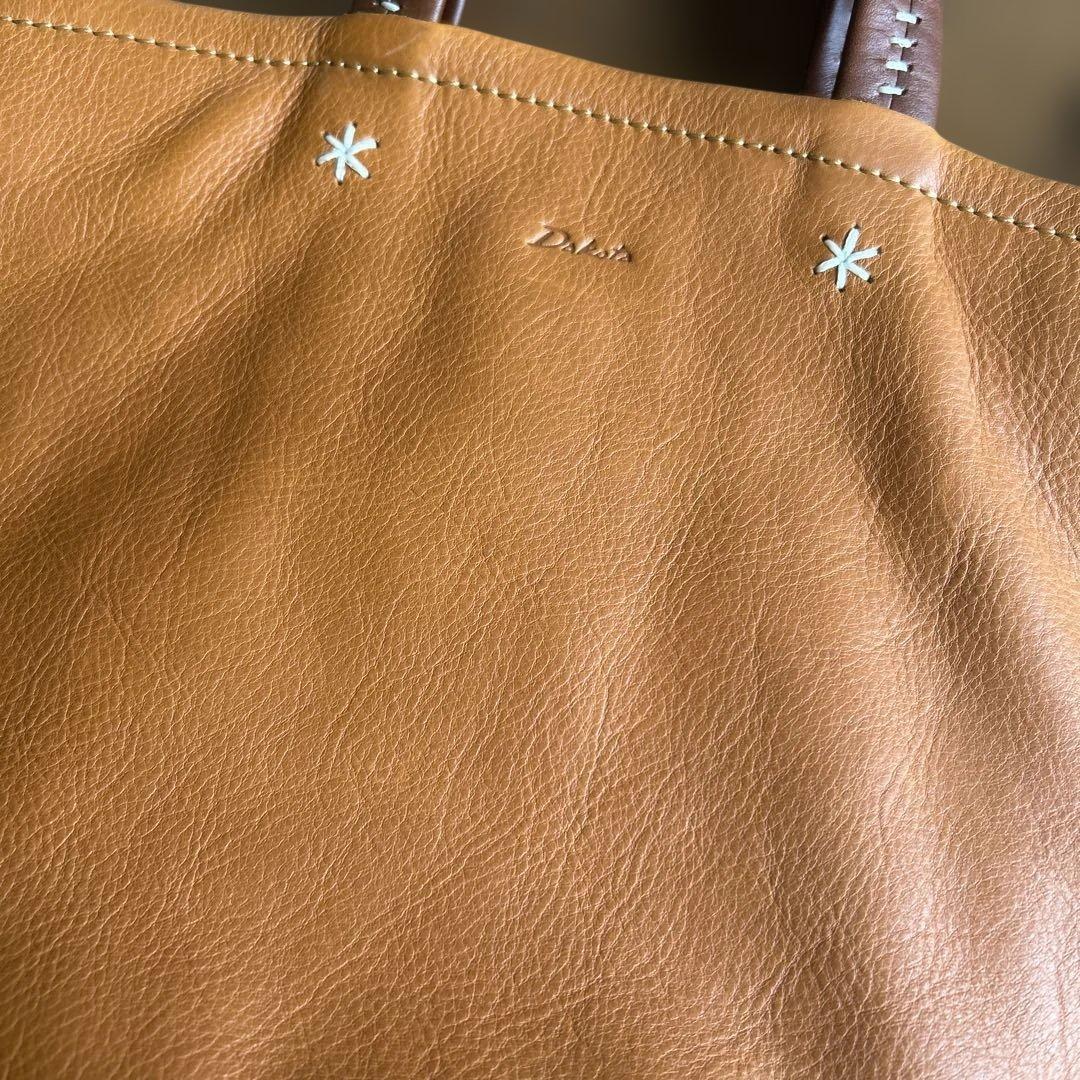 Dakota レザー ハンドバッグ キャメル — image 3
