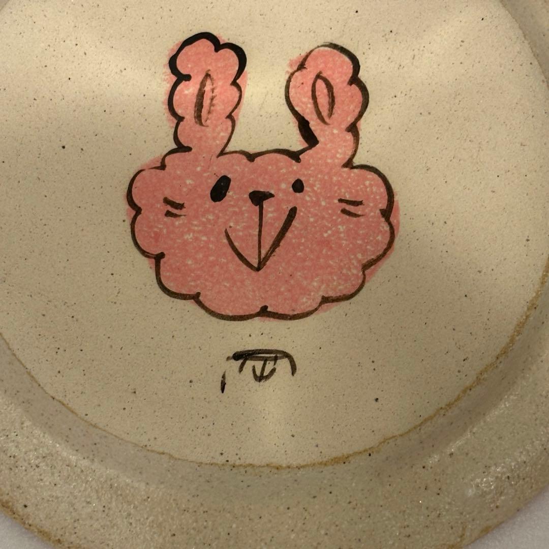 希少 岡村友太郎 DEARYOU表参道店個展 大うさぎ お皿 食器 新品未使用品 — image 4