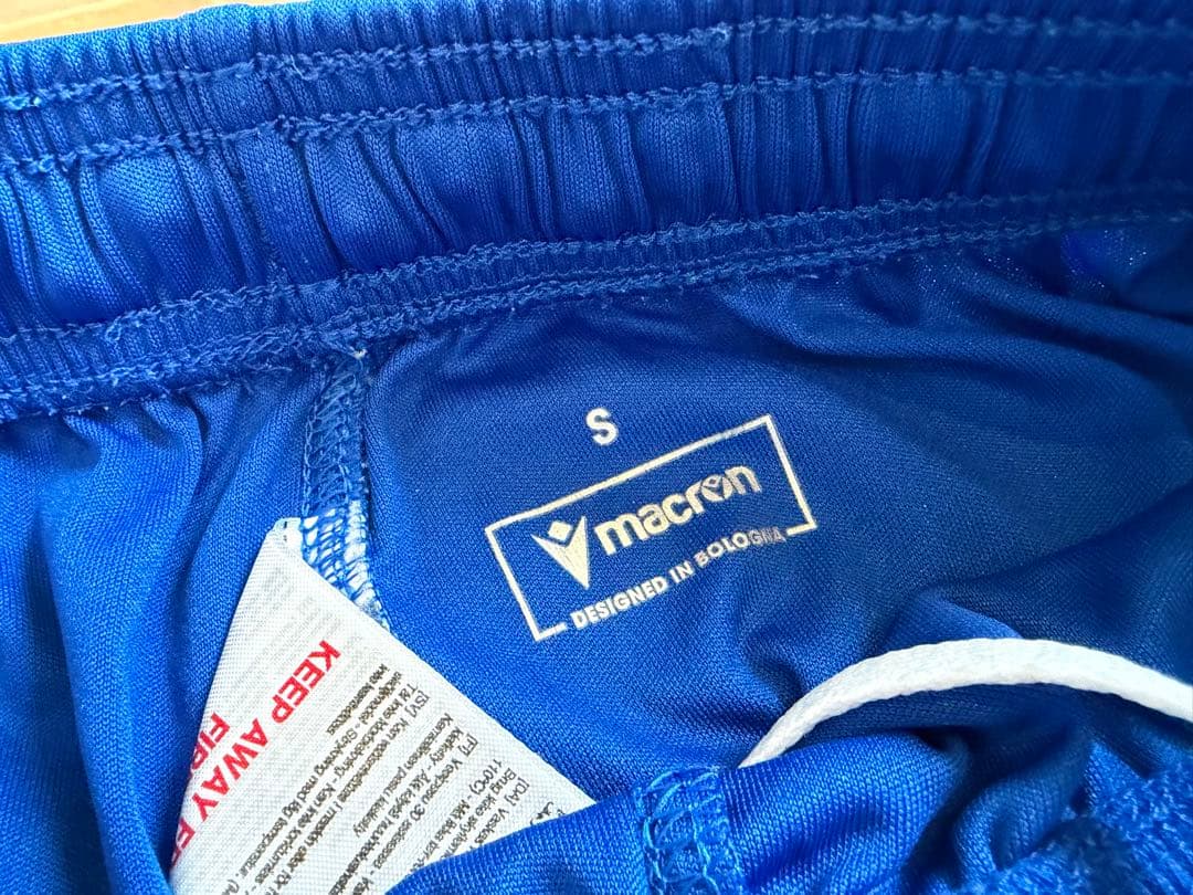 Macron マクロン　サッカー　パンツ ブルー Sサイズ — image 2