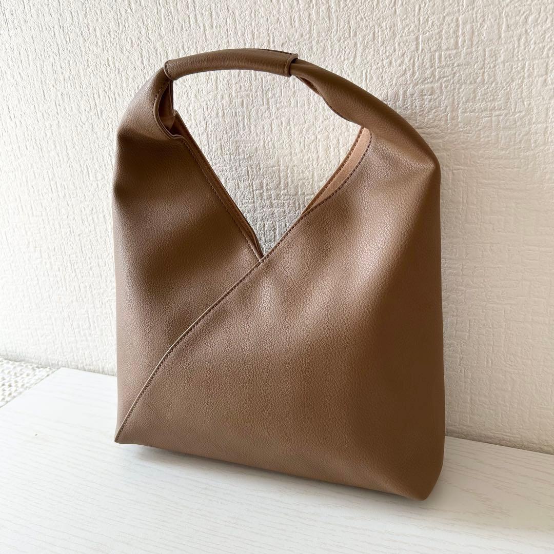 【極美品】TOPKAPI トプカピ ワンハンドルバッグ　 モカブラウン　軽量 — image 2