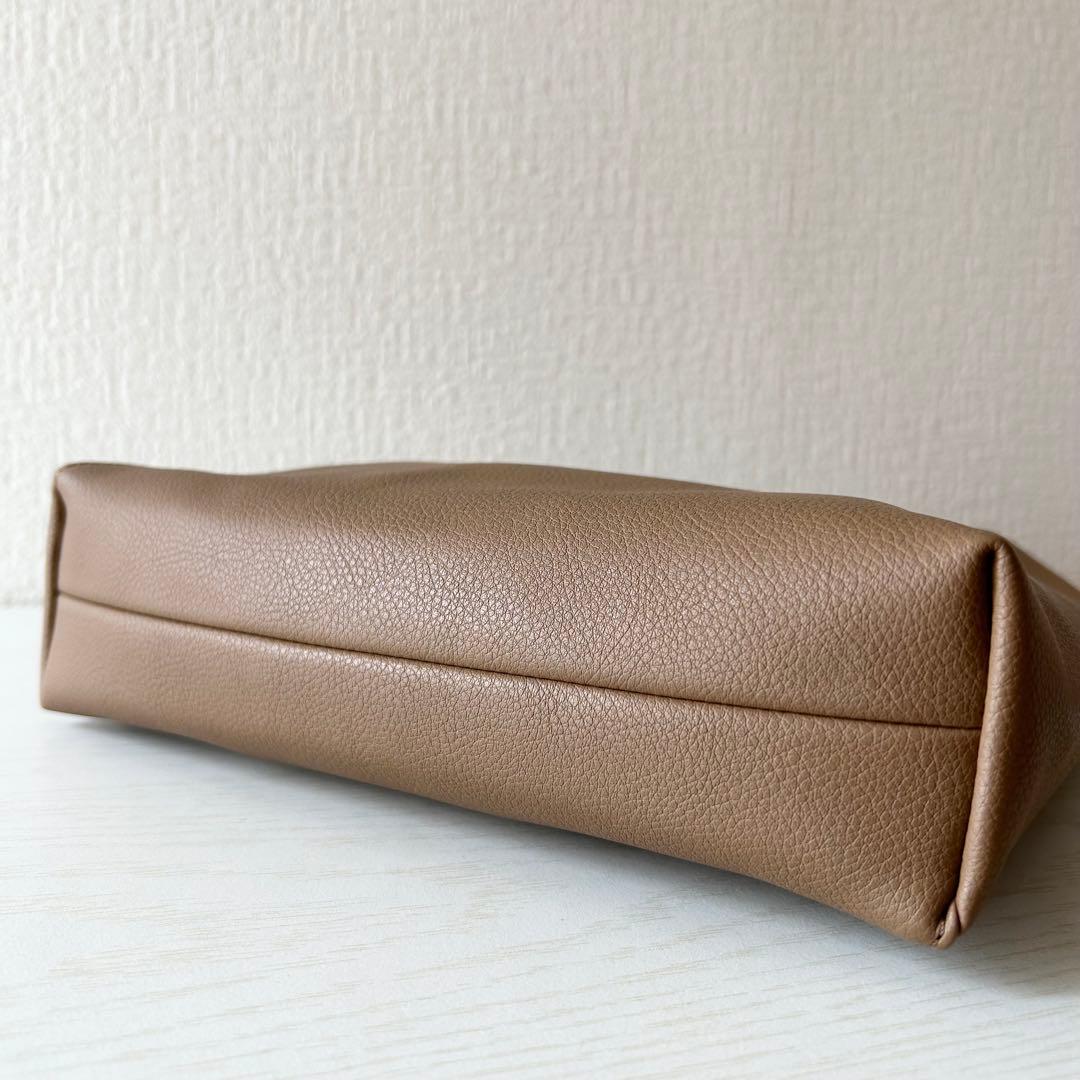 【極美品】TOPKAPI トプカピ ワンハンドルバッグ　 モカブラウン　軽量 — image 5
