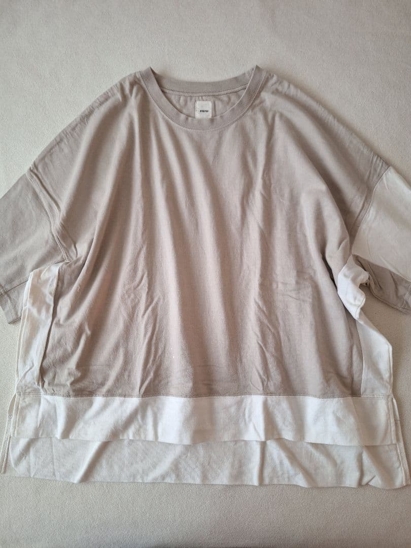 難あり フェリシモ アヴェクモワ バイカラーTシャツ size 1(M-L相当) — image 2