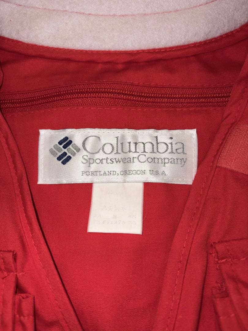 Mサイズ Columbia PFG フィッシングベスト レッド　赤 — image 3