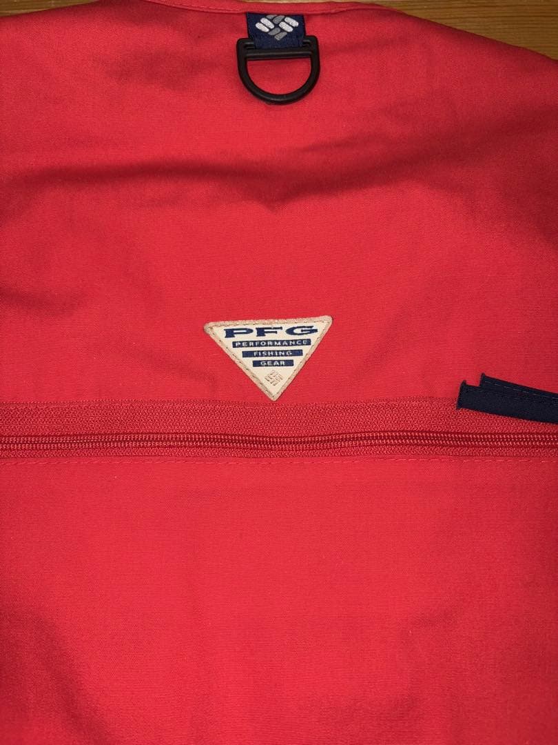 Mサイズ Columbia PFG フィッシングベスト レッド　赤 — image 4