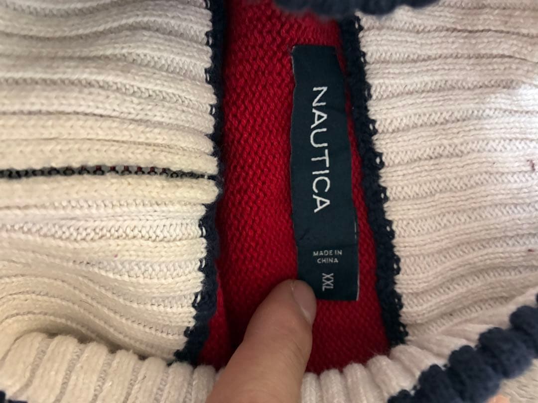 NAUTICA ハーフジップ ニット セーター XXL — image 2