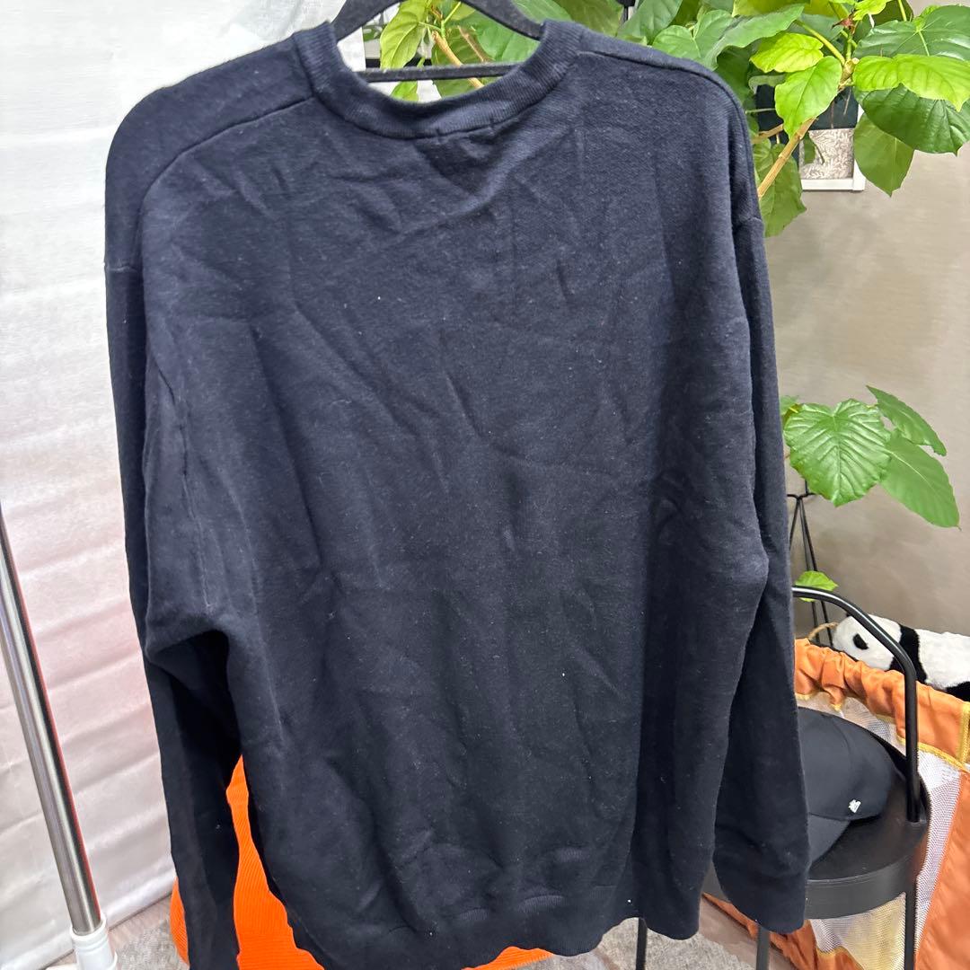 GU クルーネックニット ブラック — image 2