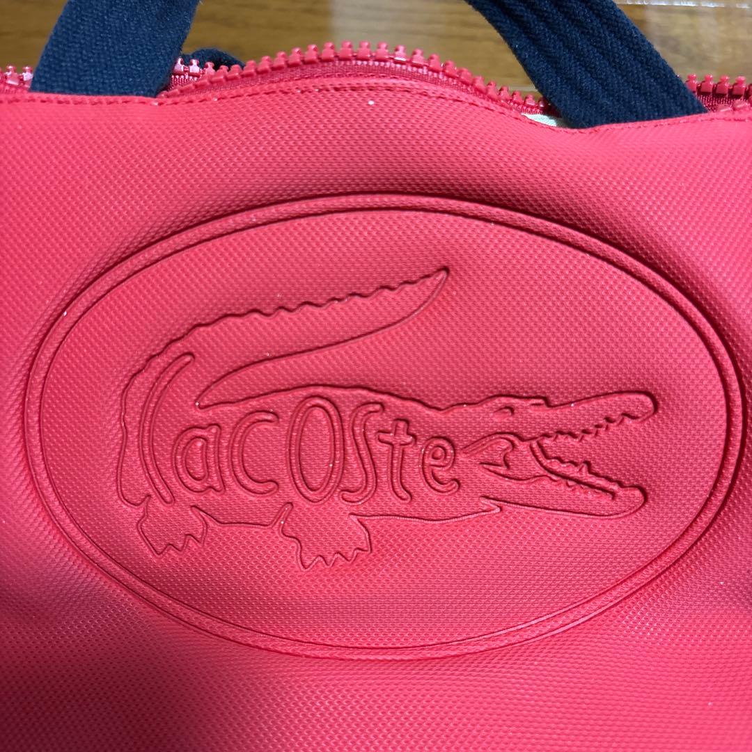 LACOSTE ラコステ ミニ トートバッグ 赤 — image 3
