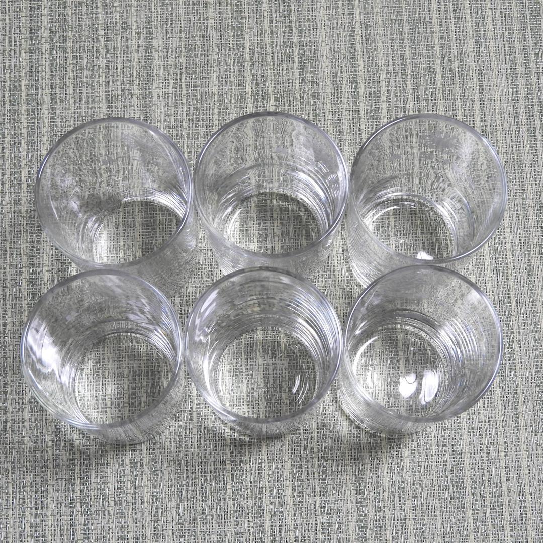 旧ロゴ アサヒビール 三ツ矢サイダー 昭和レトロ グラス 6個 — image 5