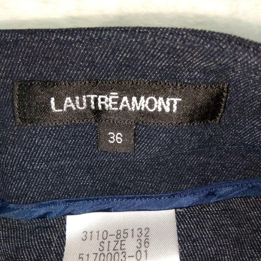 LAUTREAMONT ロートレアモン ストレッチ ネイビーパンツ サイズ36 — image 3