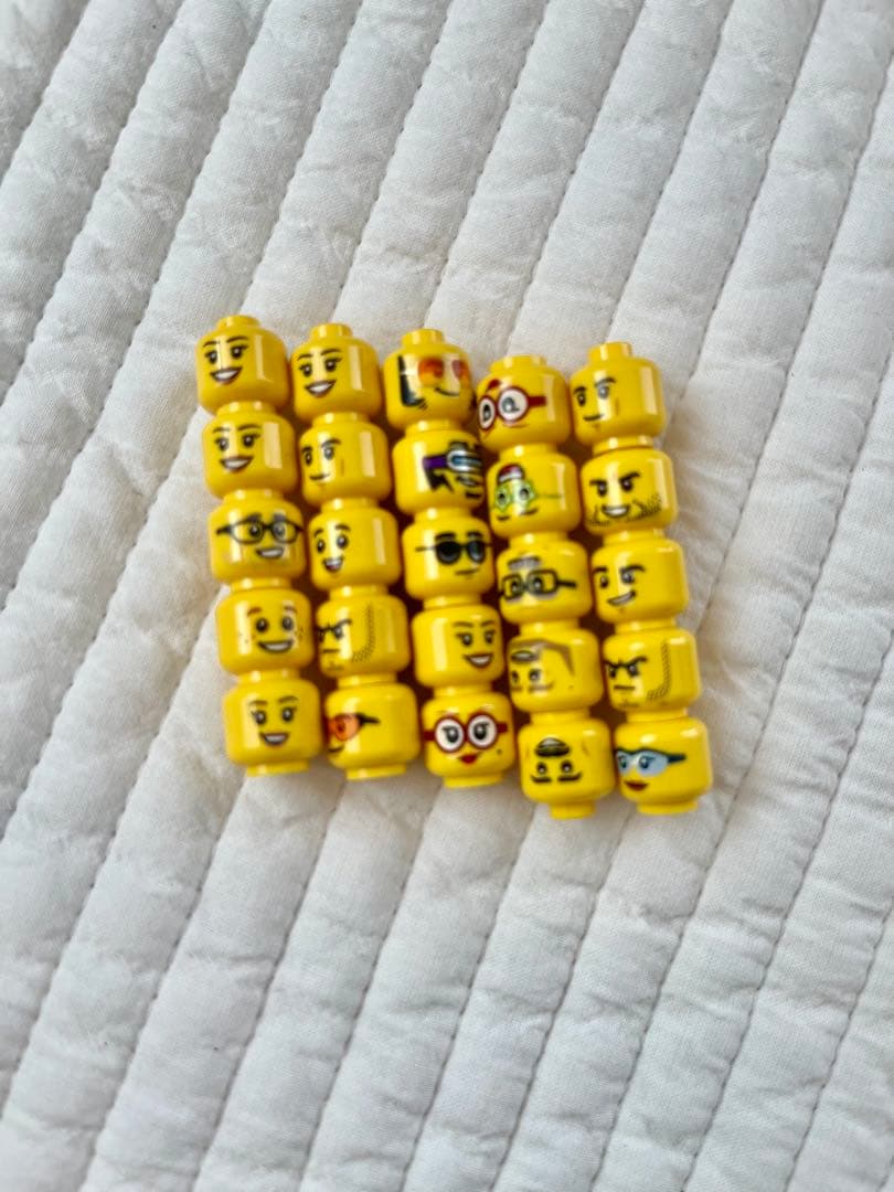 LEGO ミニフィグ ヘッド パーツ セット — image 2