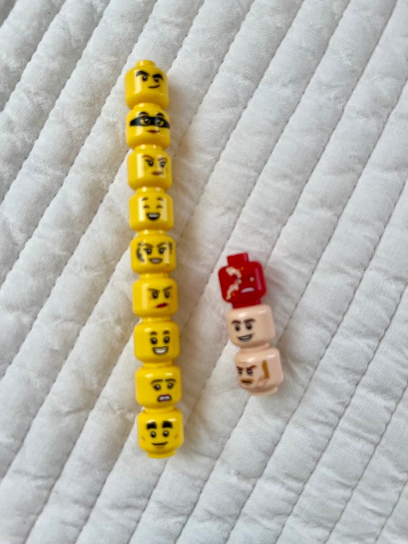 LEGO ミニフィグ ヘッド パーツ セット — image 3