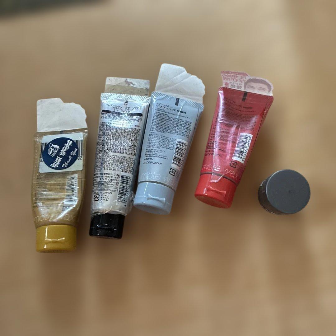 mote wax カラーワックス 4本セット＋Palty — image 2