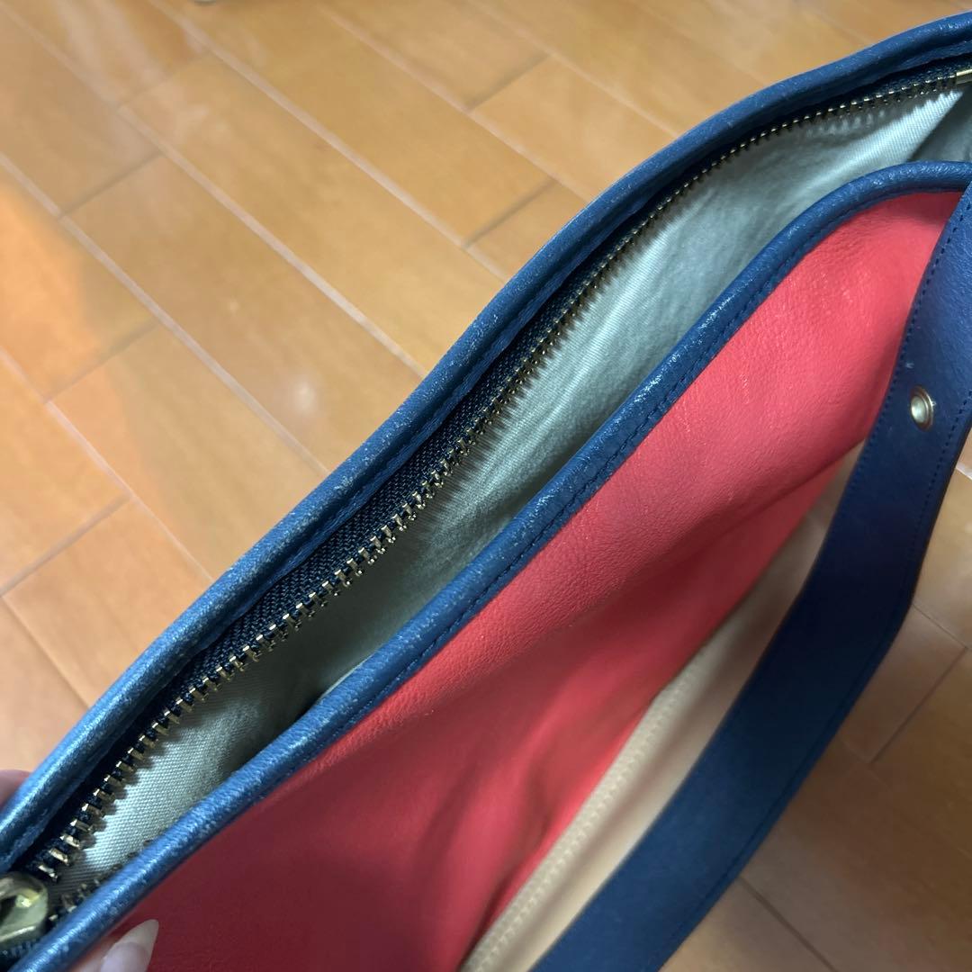 COACH ショルダーバッグ レッド/ネイビー — image 5