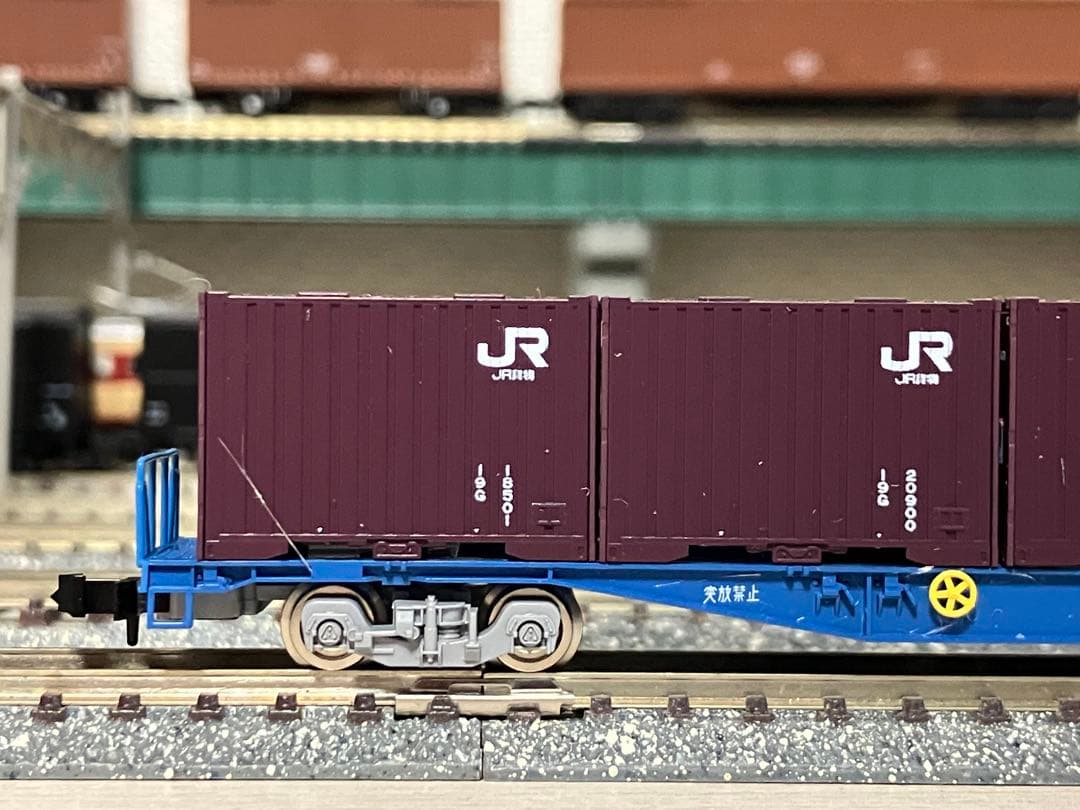 TOMIXコキ104形 KATO 19Gコンテナ積載貨車 — image 3