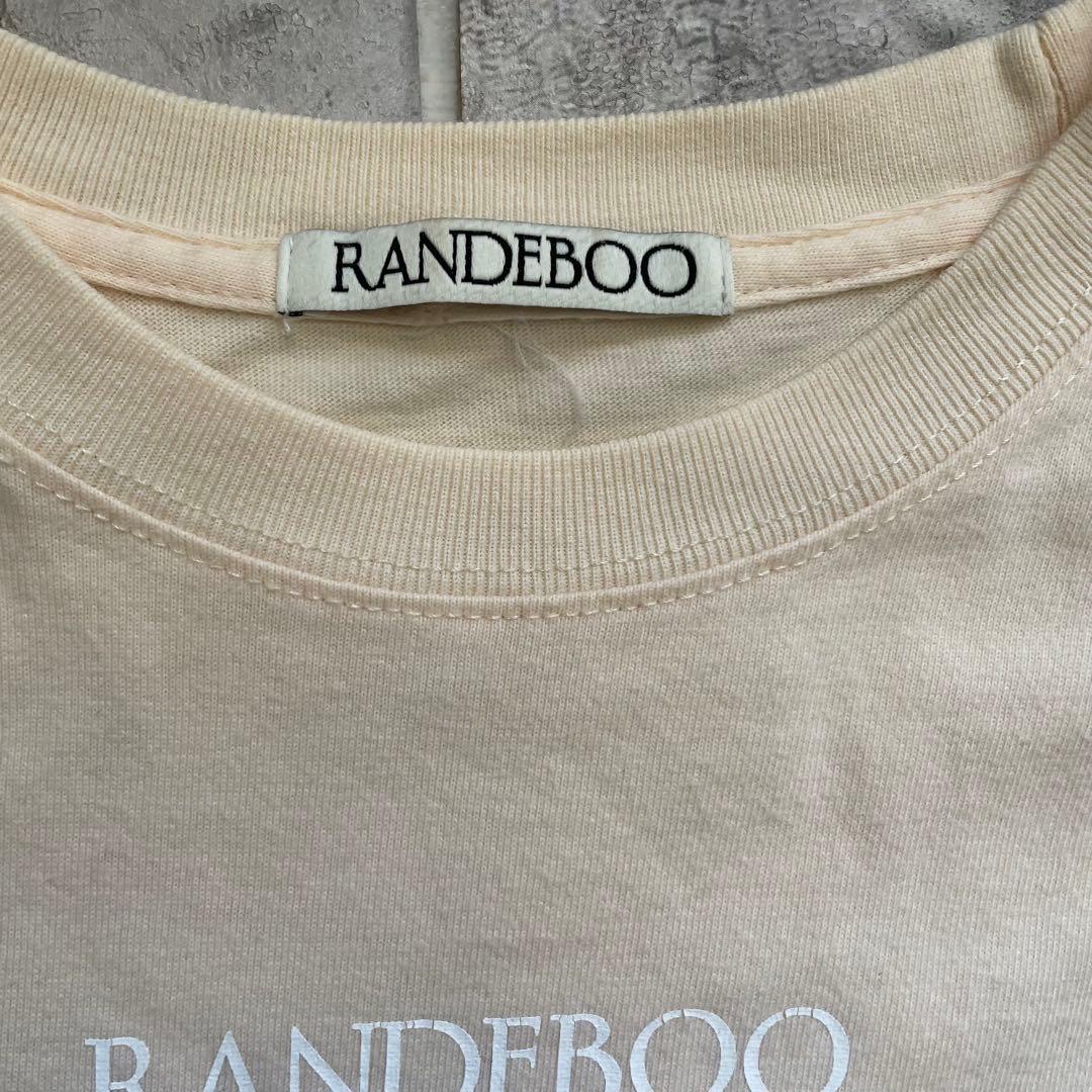 RANDEBOO ランデブー ロゴ 長袖 Tシャツ ロンT アイボリー F — image 2