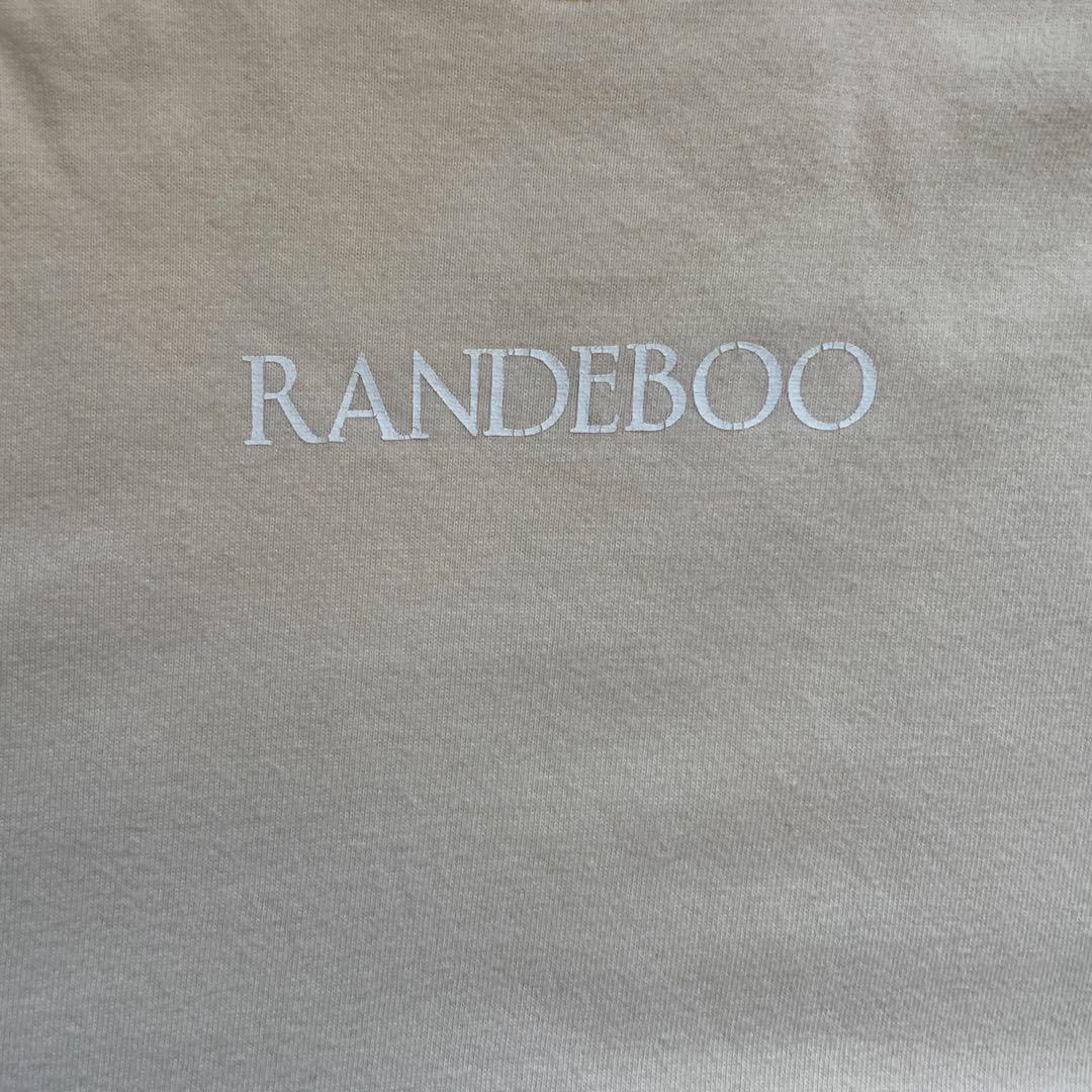 RANDEBOO ランデブー ロゴ 長袖 Tシャツ ロンT アイボリー F — image 3