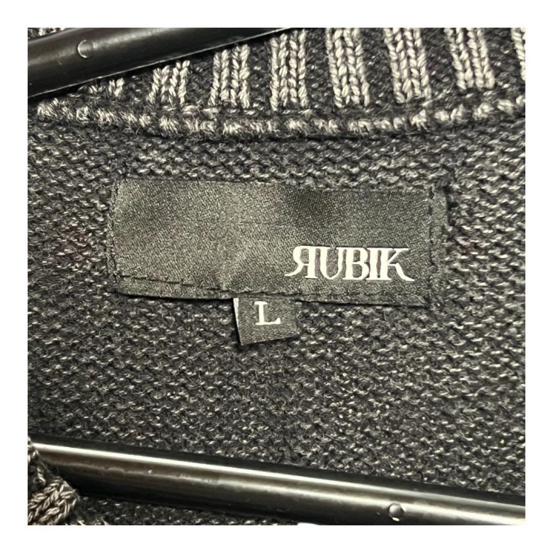 RUBIK ダークグレー ニット セーター L — image 3