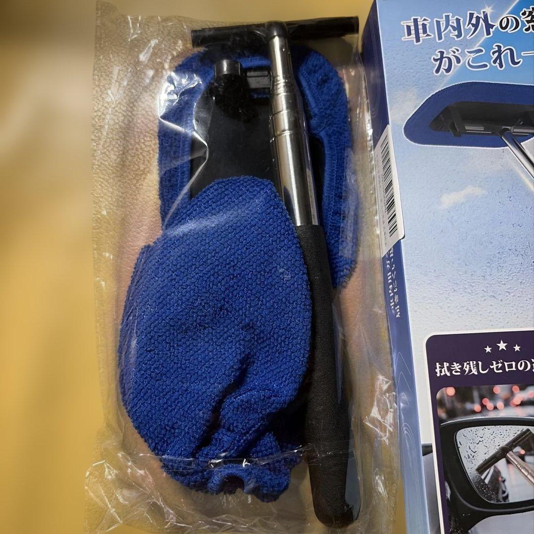 【元値2500円】車内外窓掃除用 ウィンドモップ 伸縮式 — image 2