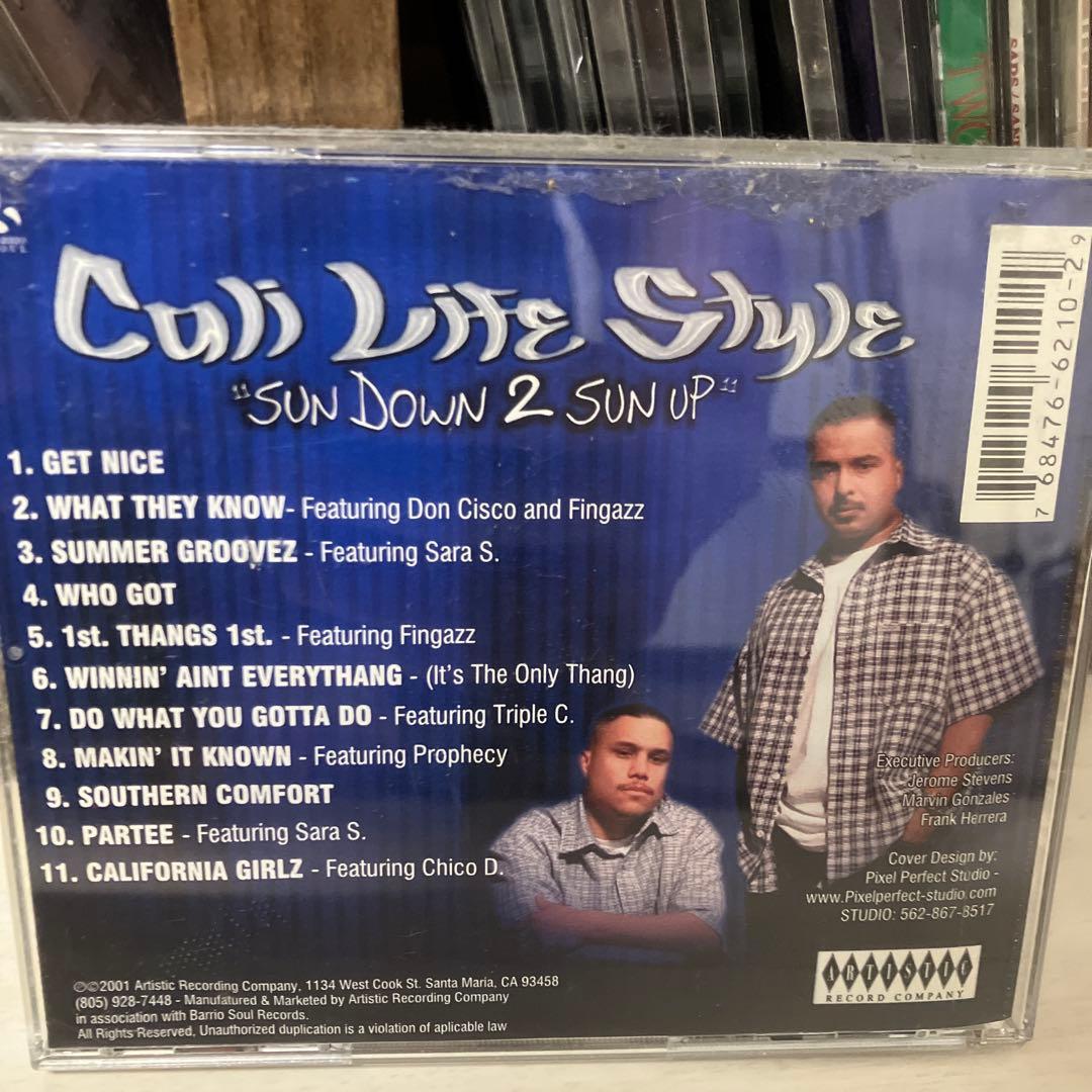 Cali Life Style Sun Down 2 Sun Up CD — image 2