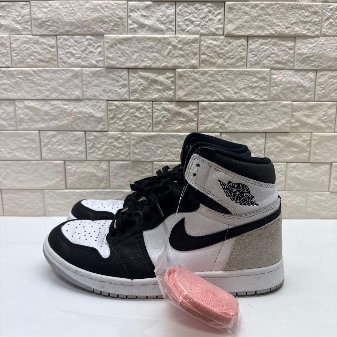 S00888 NIKE ナイキ aj1 エアジョーダン1 白黒 ストリート — image 2