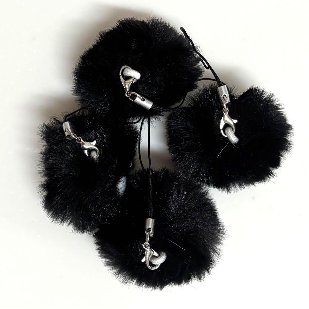 ジブリ まっくろくろすけ （ストラップ付き）４個 — image 3