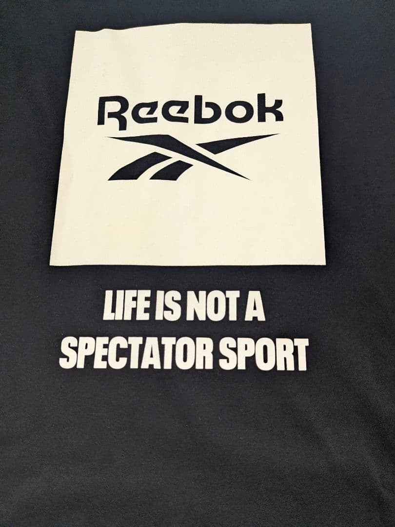 【新品】Reebok リーボック ワイドTシャツ ブラック バックロゴ — image 5