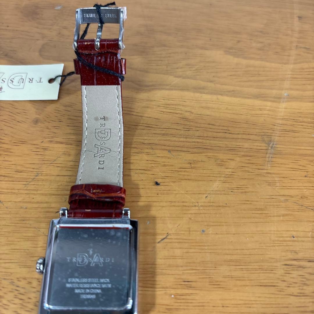 TRUSSARDI 時計 茶色　レザー未使用品 — image 4