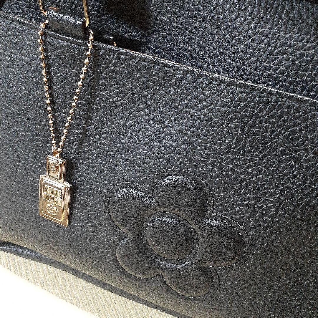MARY QUANT ハンドバッグ ブラック デイジー — image 3