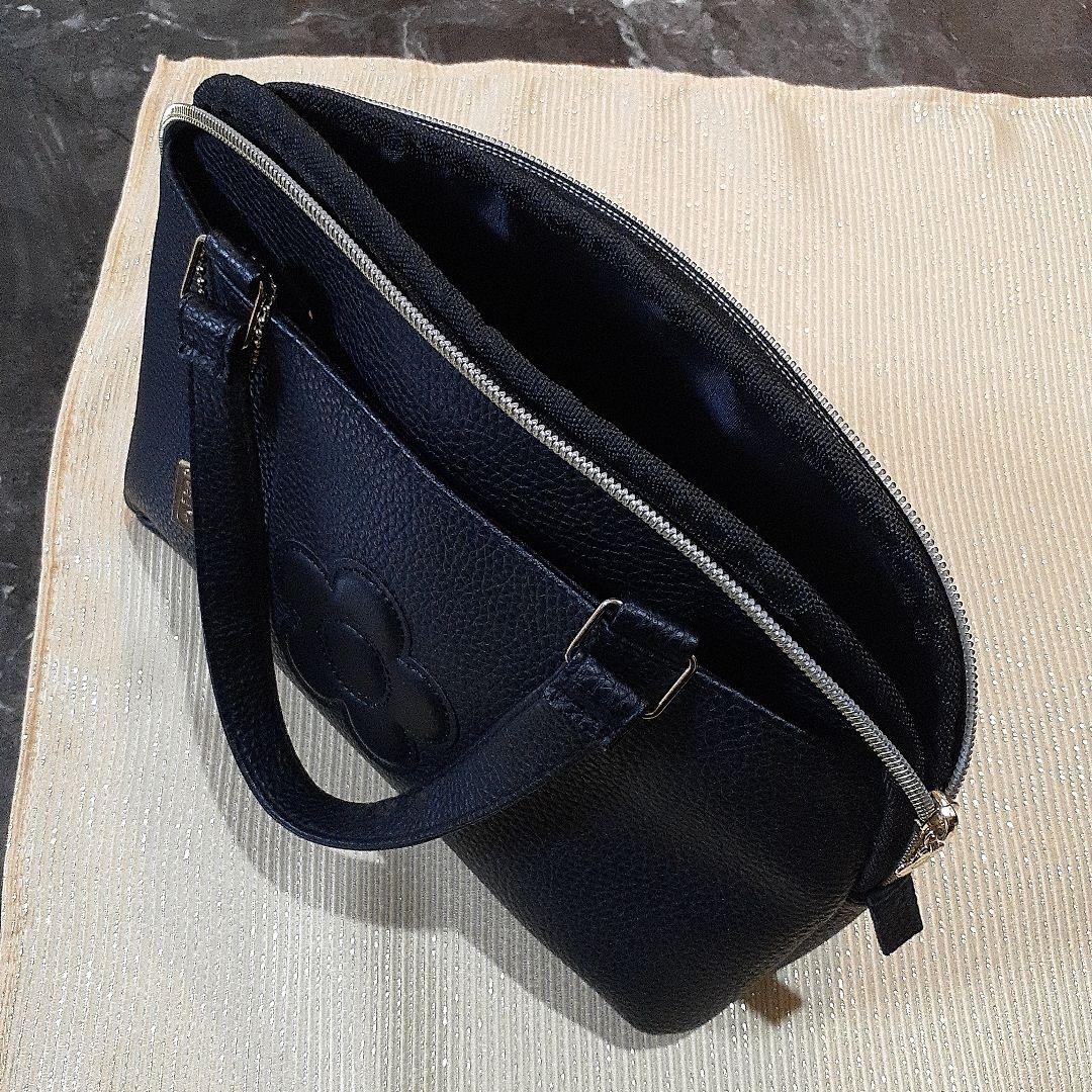 MARY QUANT ハンドバッグ ブラック デイジー — image 4