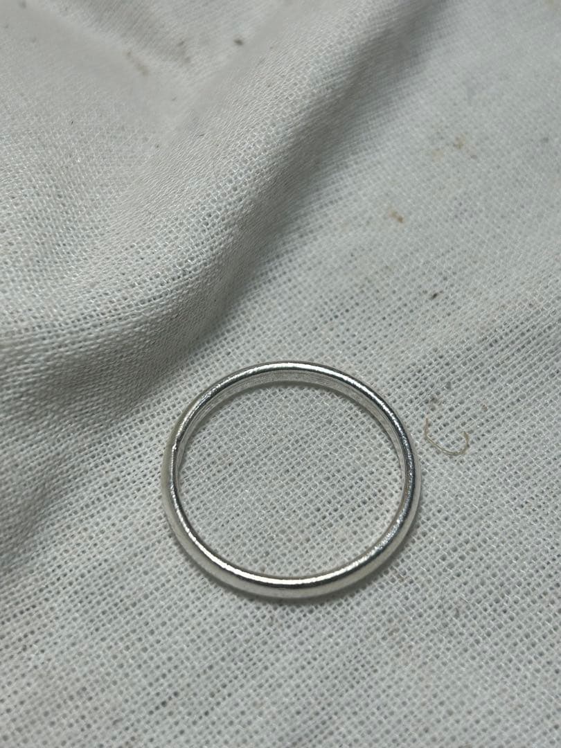 カレン甲丸ラウンドKarensilverシルバー29号純銀指輪マリッジリングrく — image 3