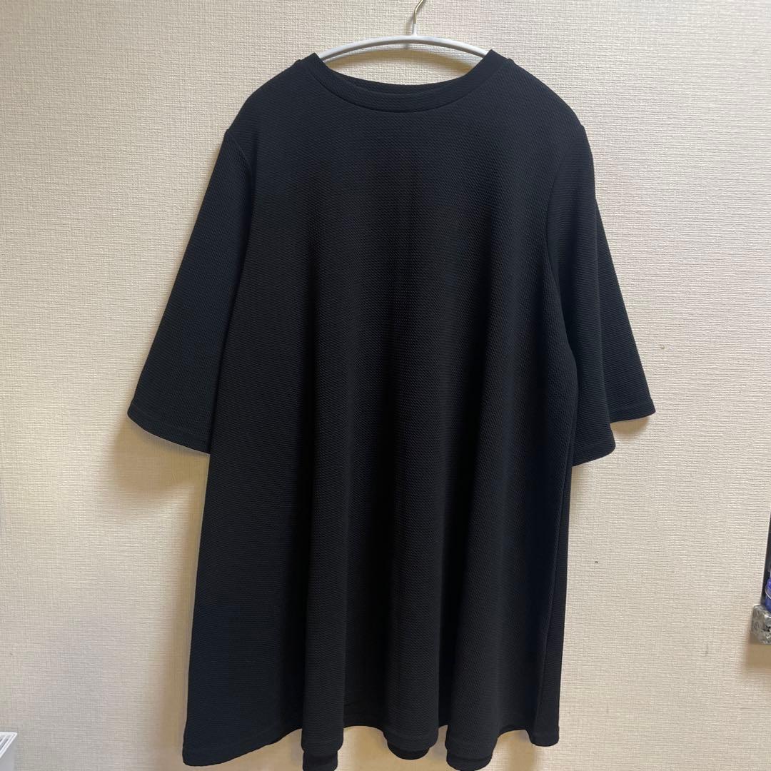 七分袖 トップス ブラック Lサイズ — image 3