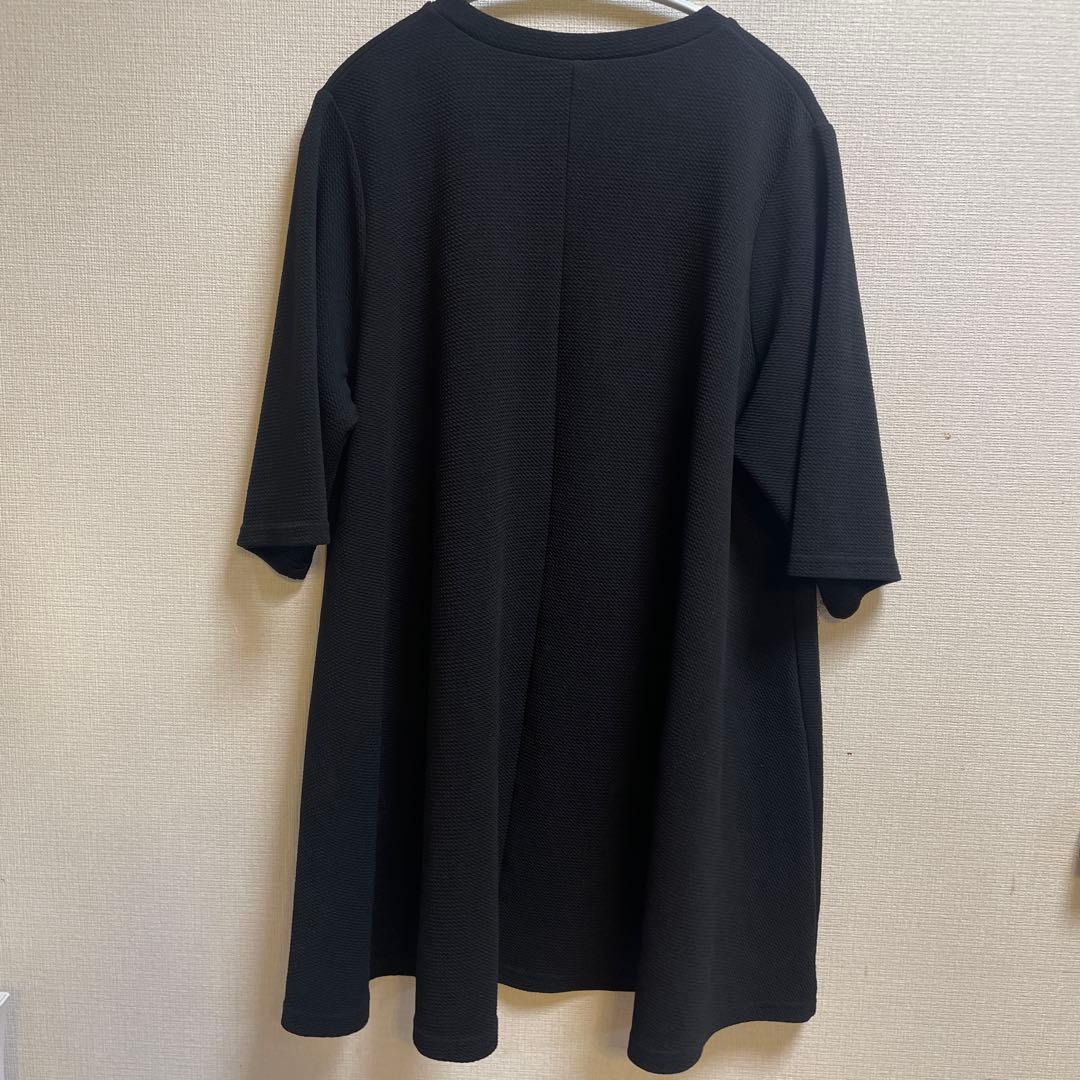 七分袖 トップス ブラック Lサイズ — image 4