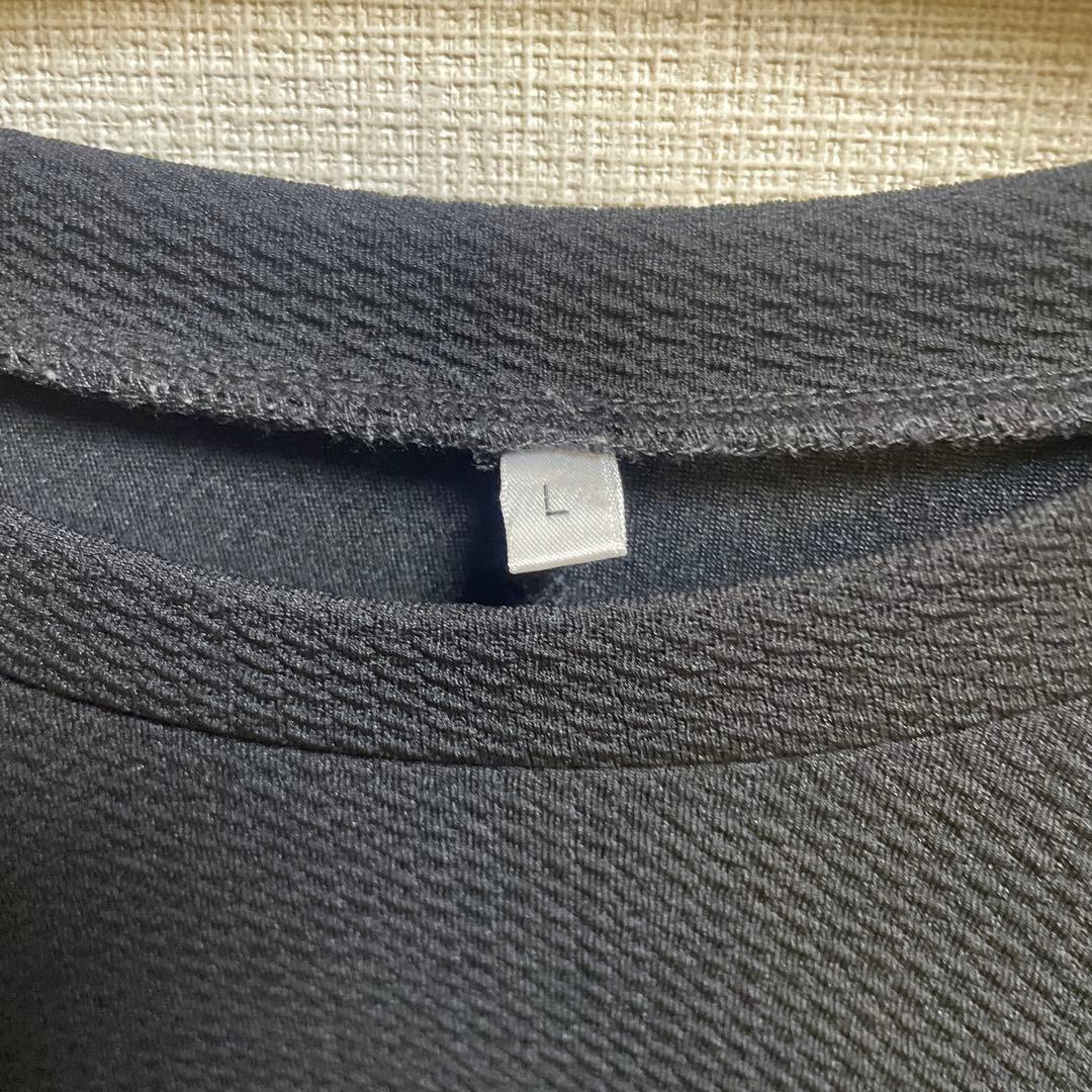七分袖 トップス ブラック Lサイズ — image 5