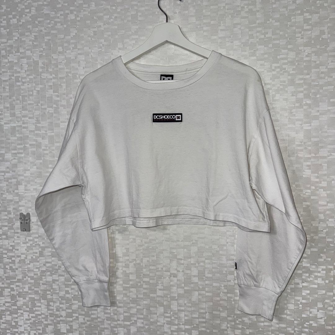 GYDA×DCSHOECO コラボ長袖 クロップド丈 ホワイト　ジェイダ — image 3