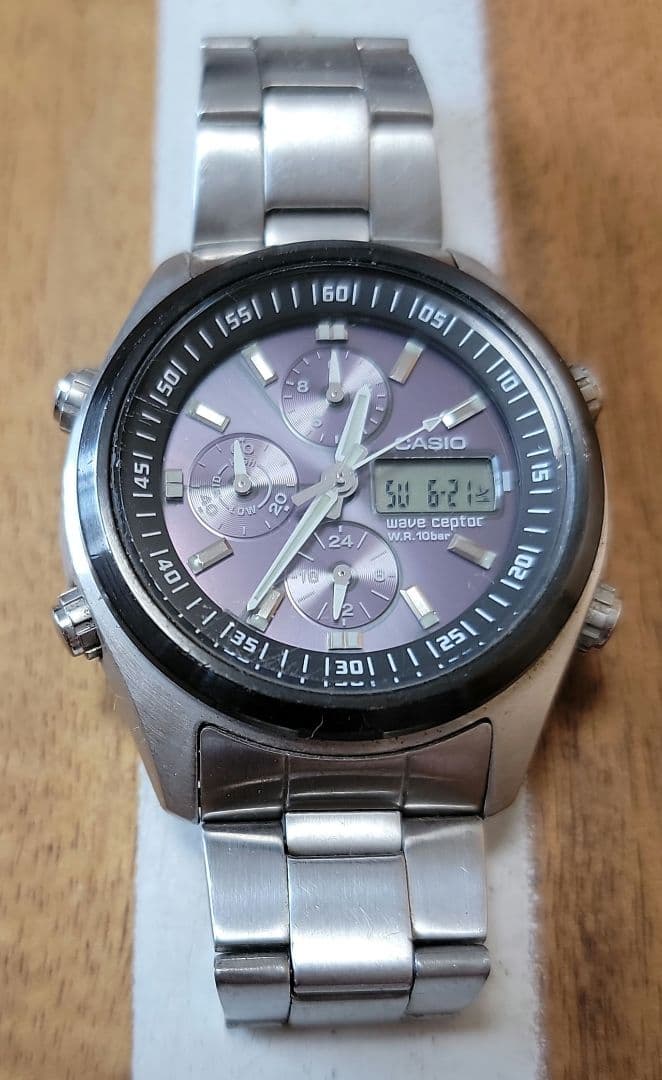 【稼働品】CASIO Wave Ceptor WVQ-500DJ — image 2