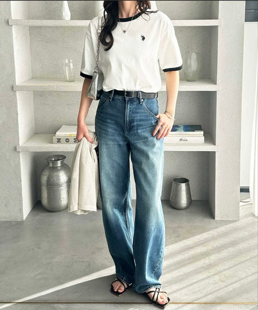 GeeRA別注【U.S. POLO ASSN.】接触冷感配色リンガーＴシャツ M — image 5