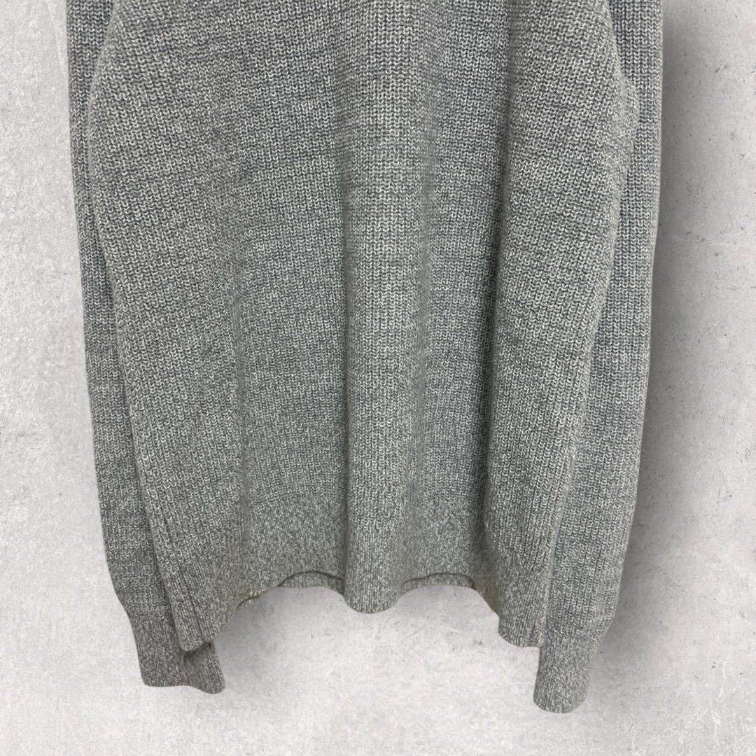 ギャップ メンズ 長袖 ニットセーター M グレー ゆったり 冬 厚手 シンプル — image 4