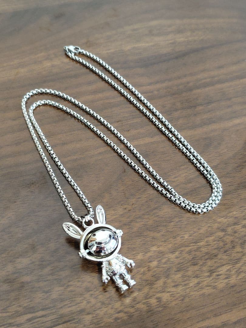 メカニカルラビット ステンレスチェーンネックレス 【新品【ネコポス【即日発送】 — image 3
