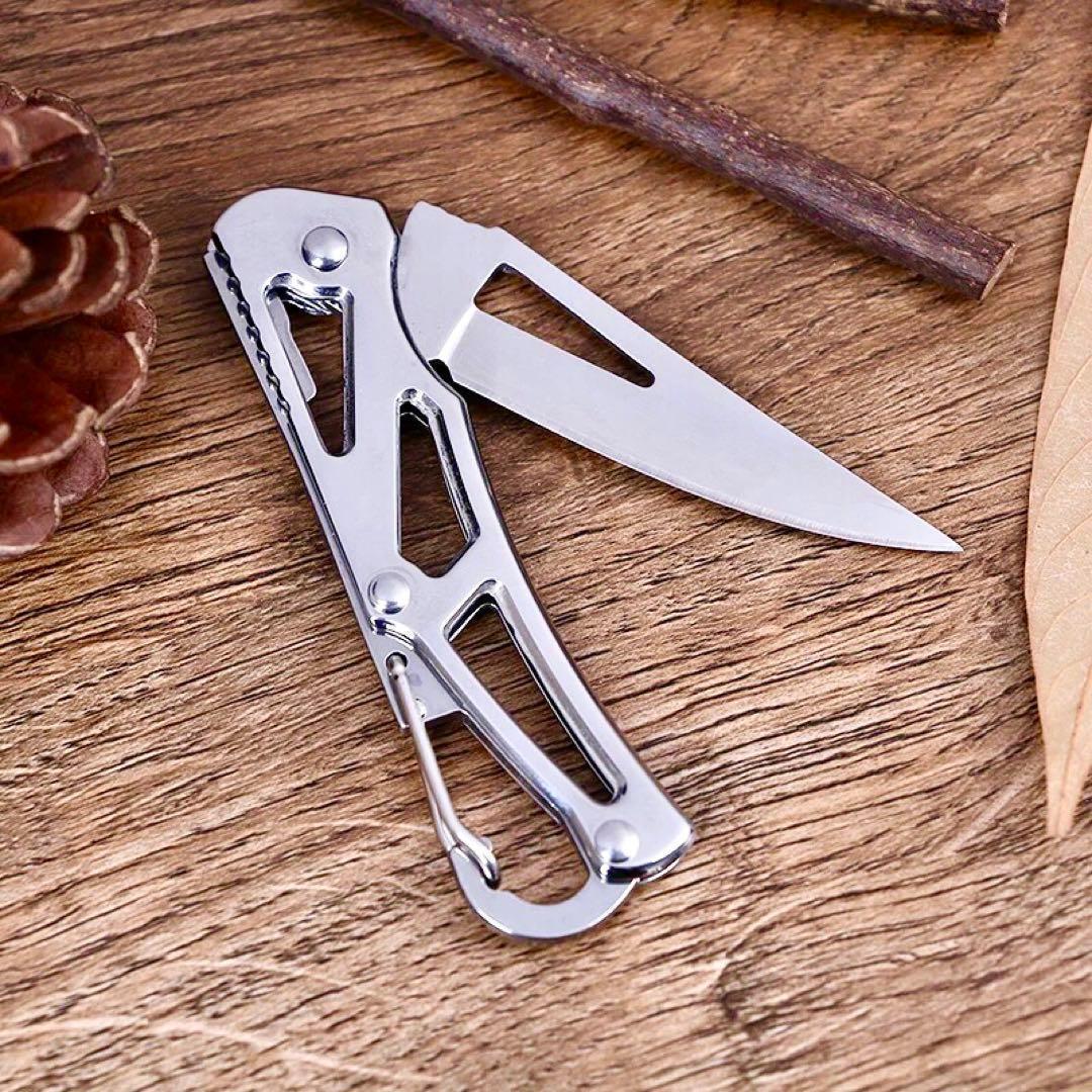 ★新品・送料無料★　フォールディングナイフ①　キャンプ　アウトドア　釣り — image 2