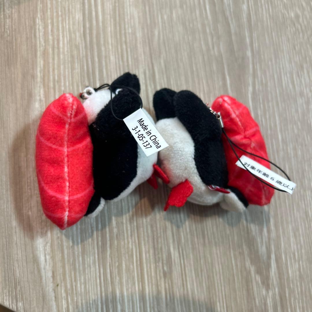【新品未使用】CHUMS ノベルティ マスコットキーホルダーブービーバード 寿司 — image 3