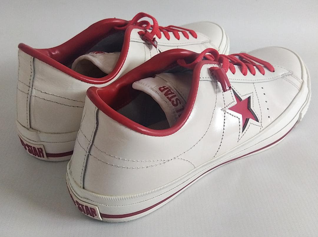 Converse コンバース ワンスター US9(27.5cm) 白×赤 — image 2