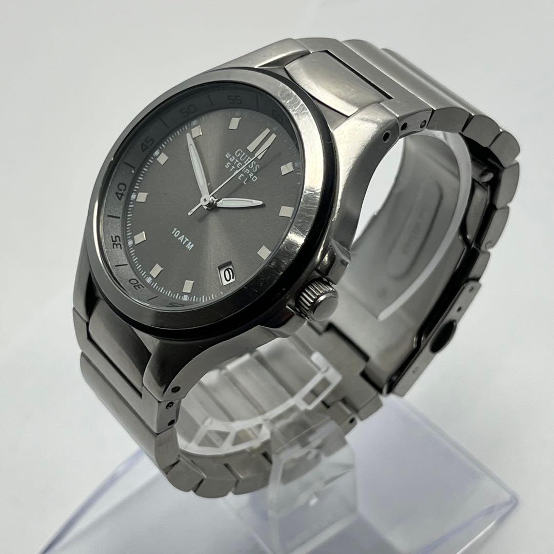 GUESS 10気圧防水 175384G1 ガンメタ系文字盤 グレー文字盤 — image 2