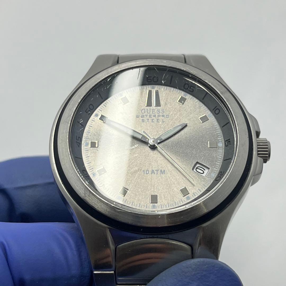 GUESS 10気圧防水 175384G1 ガンメタ系文字盤 グレー文字盤 — image 4