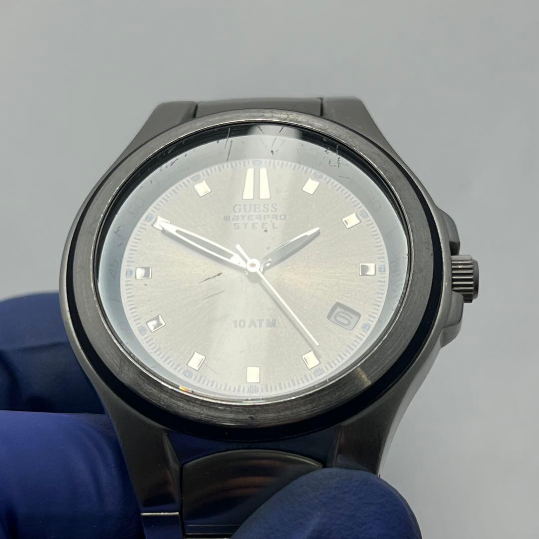 GUESS 10気圧防水 175384G1 ガンメタ系文字盤 グレー文字盤 — image 5