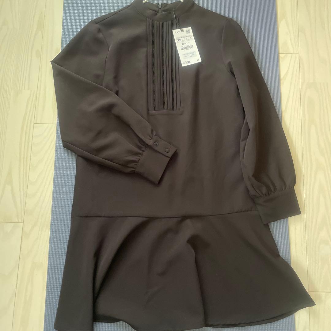 新品タグ付き✴︎ZARA ブラックワンピース2点セット — image 2