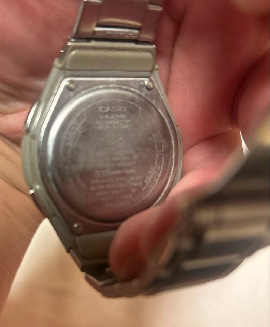 ジャンク品　CASIO wave ceptor タフソーラー 電波時計 本体 — image 3