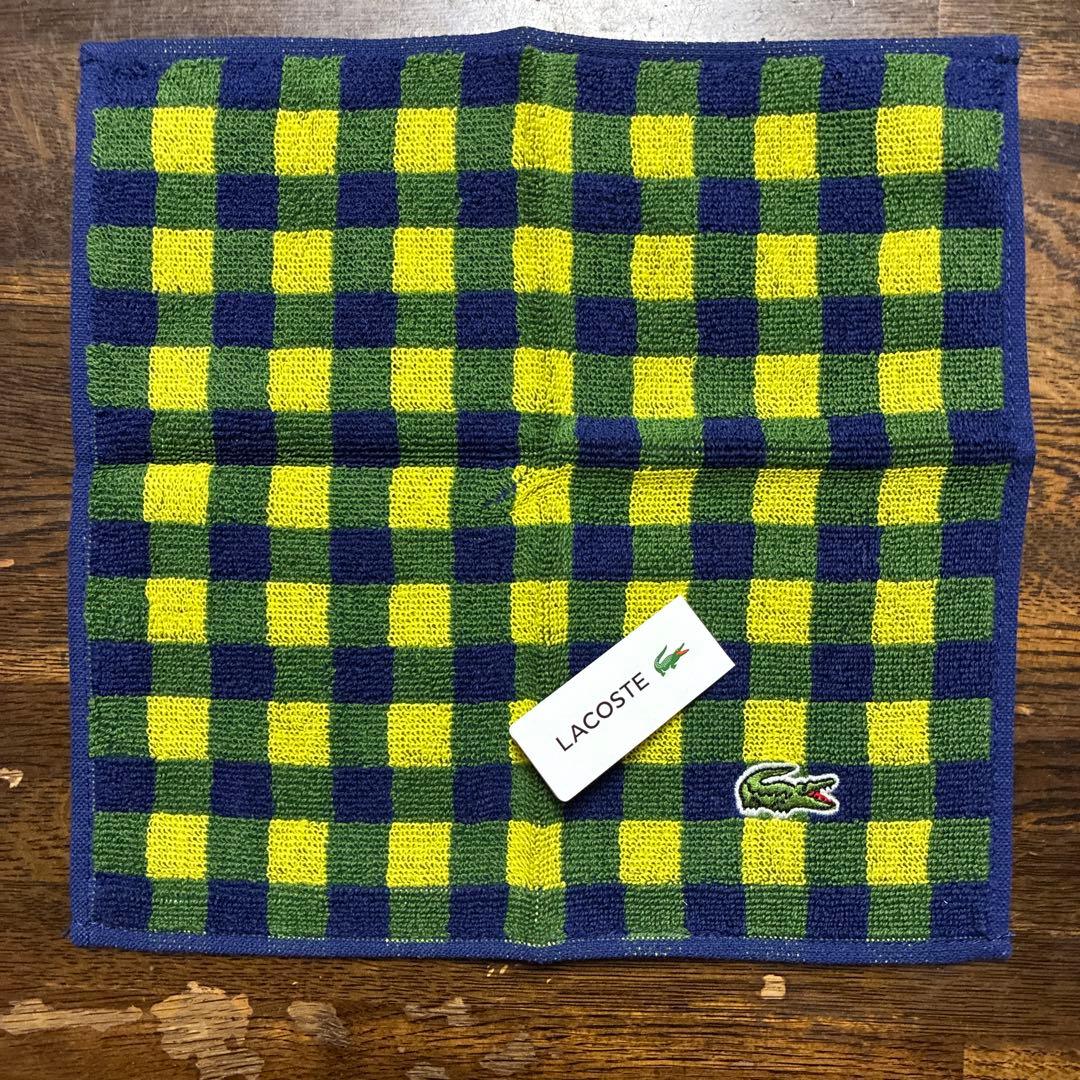 LACOSTE ラコステ ハンカチ チェック柄 — image 2