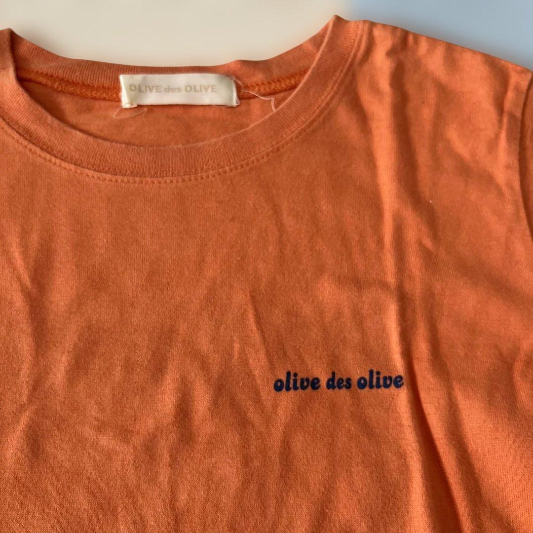 OLIVE des OLIVE 半袖Tシャツ オレンジ — image 2