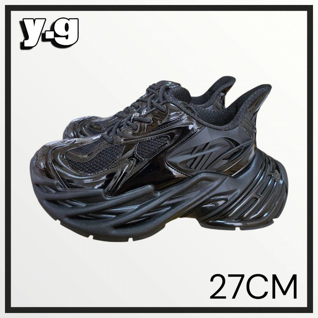 厚底シークレットスニーカー ブラック y2k fgmm opium geek — image 2