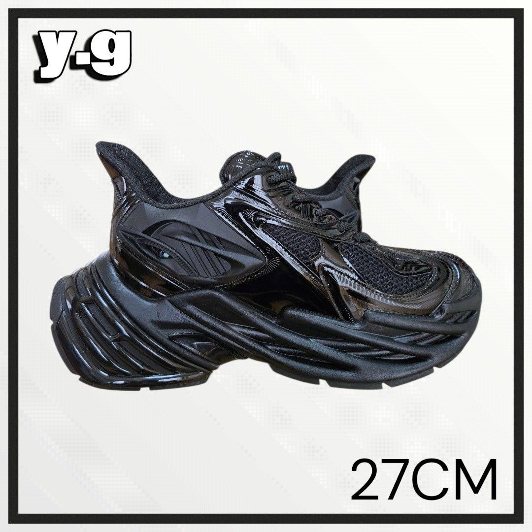 厚底シークレットスニーカー ブラック y2k fgmm opium geek — image 3
